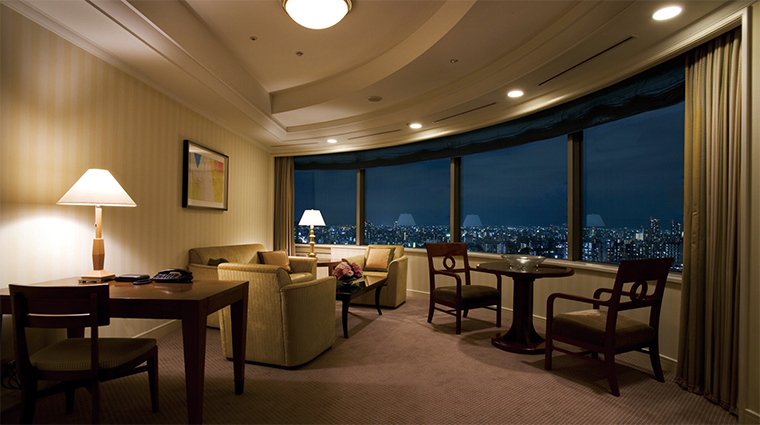 imperial hotel osaka suite living room