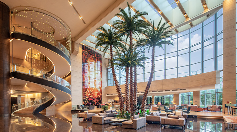 intercontinental beijing beichen hotel lobby lounge