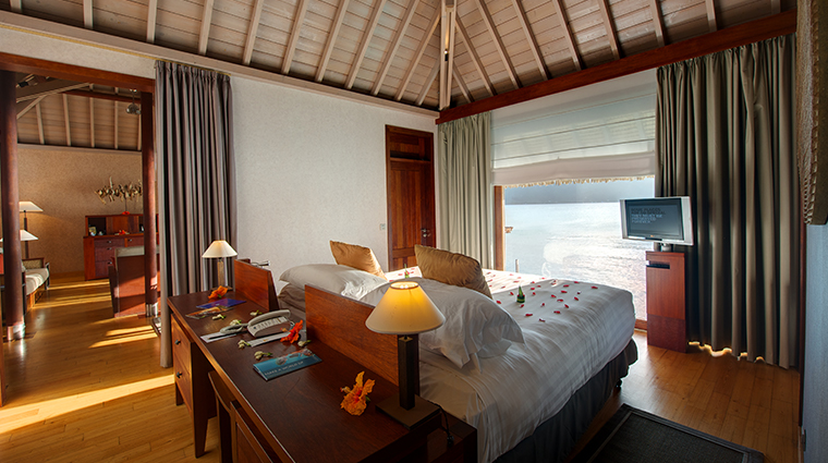intercontinental bora bora resort thalasso spa villa bedroom
