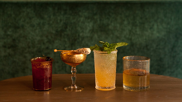 inter continental boston loyall counting room cocktails