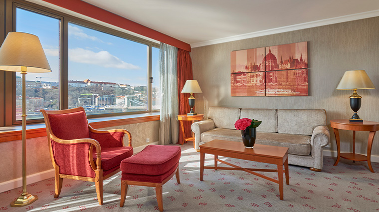 intercontinental budapest king river view
