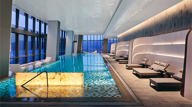 inter continental chongqing raffles city pool