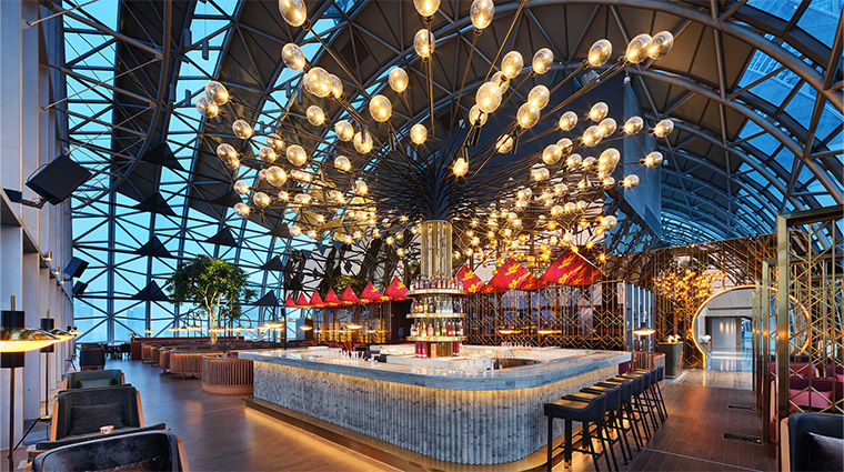 inter continental chongqing raffles city shua sky terrace restaurant and bar
