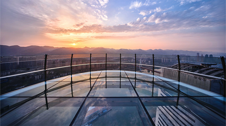 inter continental chongqing raffles city sky terrace
