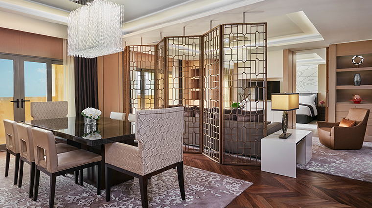 intercontinental doha luxury suite living room