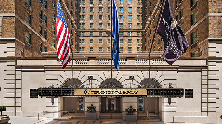 intercontinental new york barclay Front Entrance