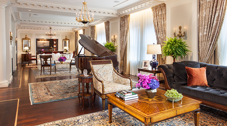 intercontinental new york barclay presidential living room