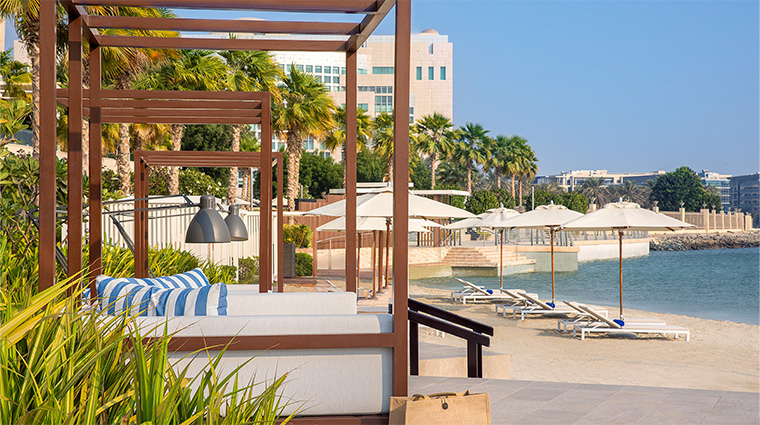 inter continental residences abu dhabi beach