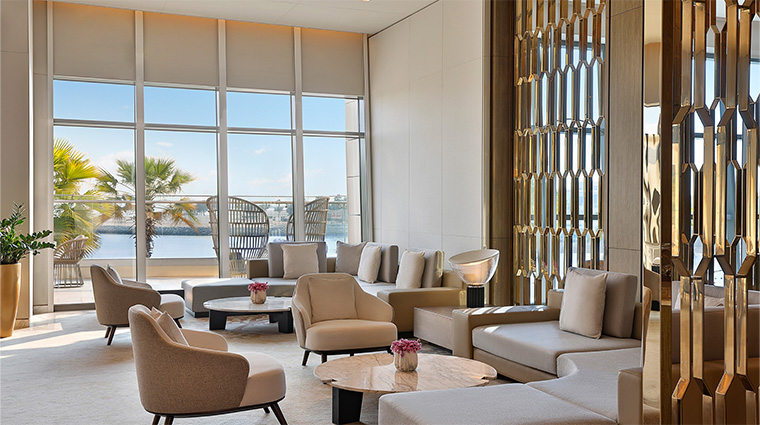 inter continental residences abu dhabi lobby