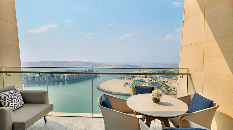 inter continental residences abu dhabi seaview balcony