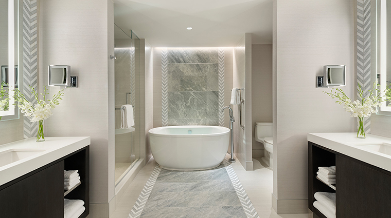 inter continental washington dc the wharf anchor suite bathroom