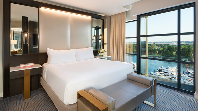 inter continental washington dc the wharf anchor suite bedroom
