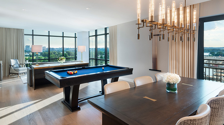 inter continental washington dc the wharf anchor suite living room