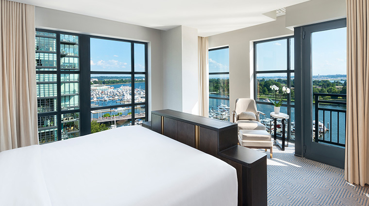 inter continental washington dc the wharf compass suite bedroom