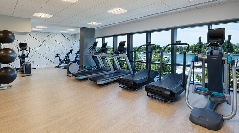 inter continental washington dc the wharf fitness center cardio