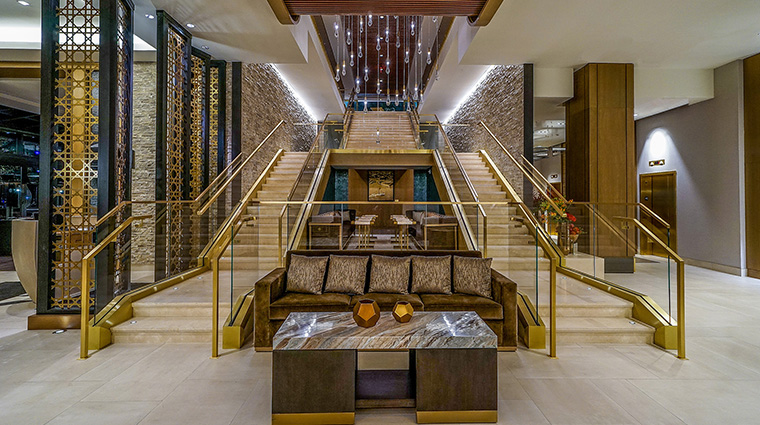 inter continental washington dc the wharf lobby staircase