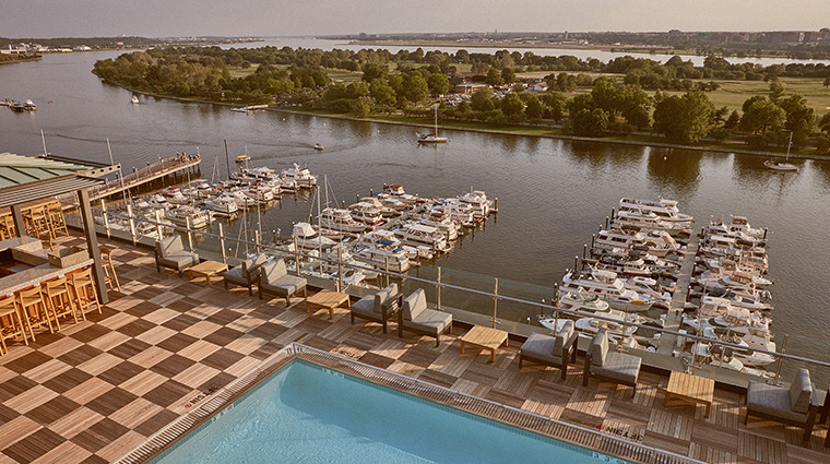 inter continental washington dc the wharf pool2