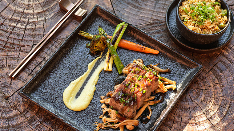 iwau chilean sea bass with truffle butter ponzu