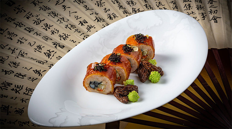 jade dragon Deep fried Chicken Roll Filled in Shrimp and Pork Paste with Black Truffle 1 1900x1063