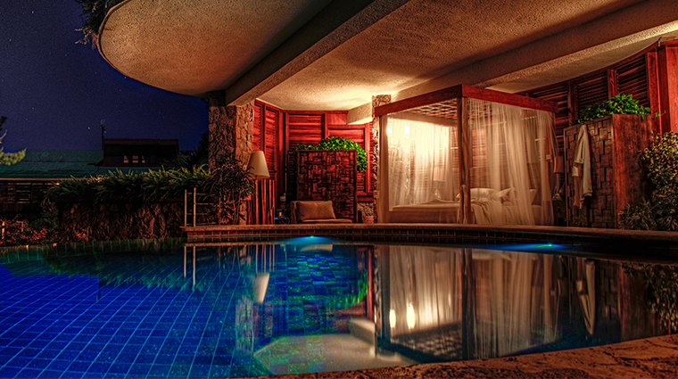 jade mountain resort sanctuary pool and interior