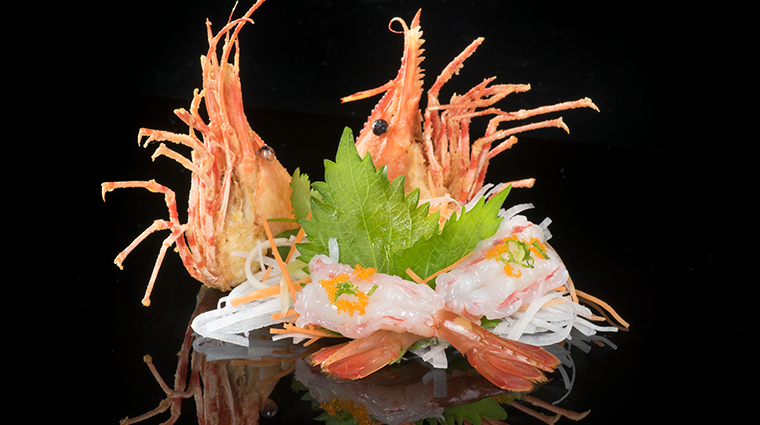 jia sweet shrimp sashimi