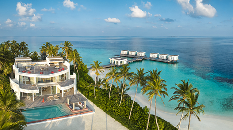 Jumeirah Maldives Olhahali Island Three Bedroom Villa Aerial View2