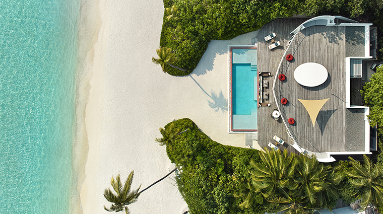 Jumeirah Maldives Olhahali Island Two Bedroom Beach Residence Aerial