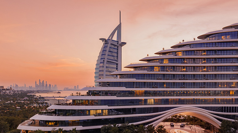 jumeirah marsa al arab drone shot burj view