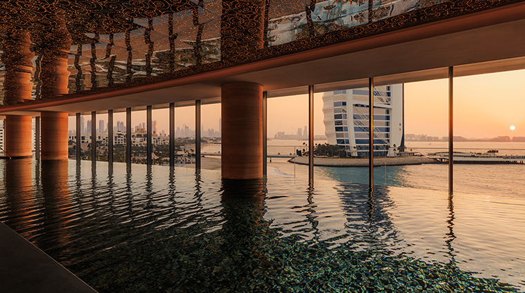 jumeirah marsa al arab spa indoor pool burj view