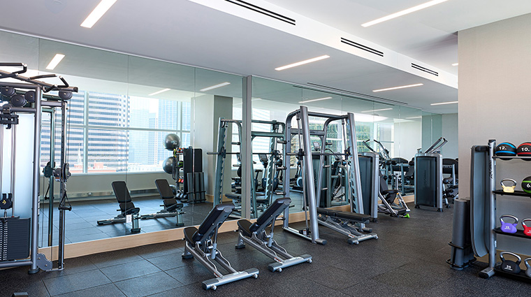 jw marriott dallas arts district fitness center weights