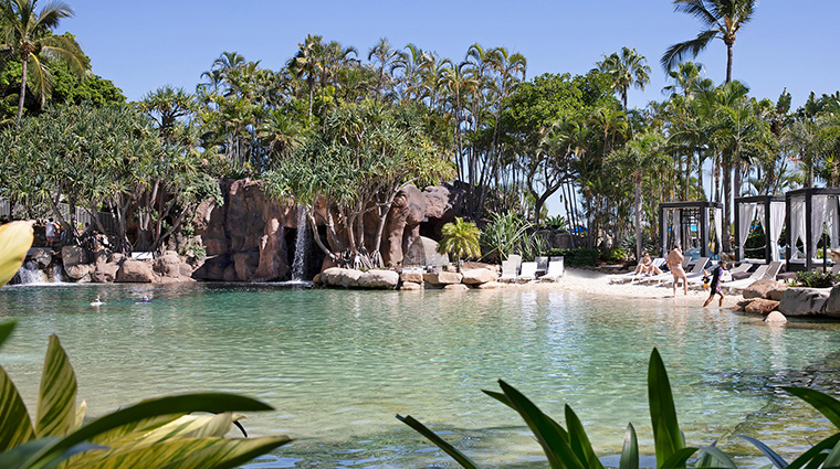 jw marriott gold coast resort and spa lagoon pool and waterfall