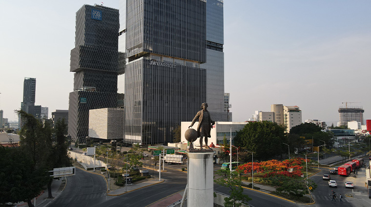 jw marriott hotel guadalajara facade