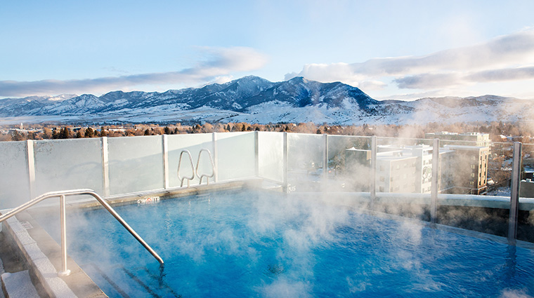 kimpton armory hotel bozeman rooftop infinity pool