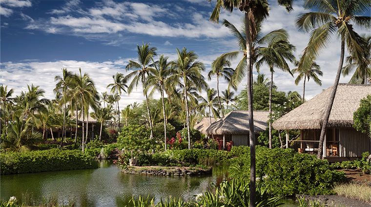 kona village a rosewood resort accommodations hale lagoon view exterior