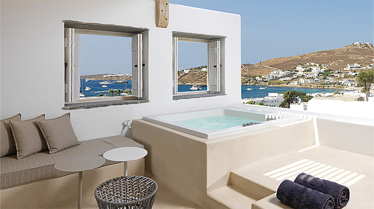 kove mykonos deluxe room