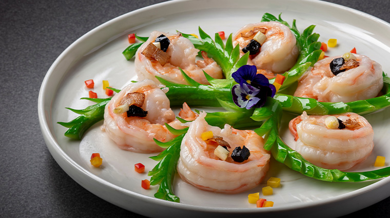 la chine wok fried prawn