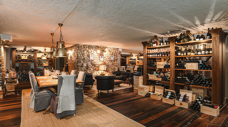 la villa del re wine cellar