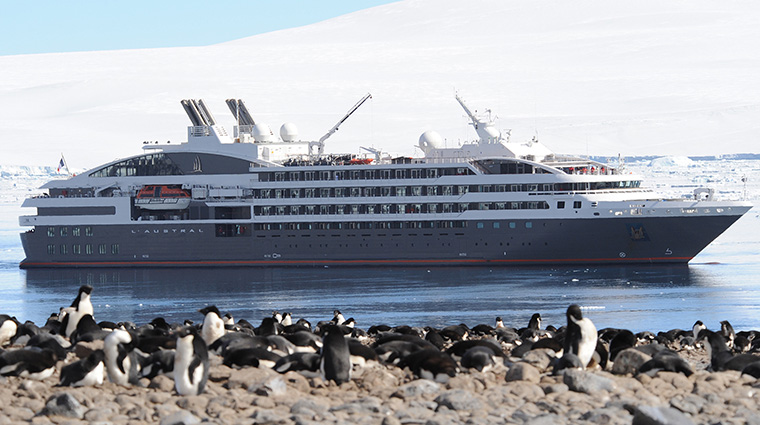 ponant l austral exterior antarctic