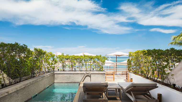 le barthelemy hotel spa ocean lux piscine privee