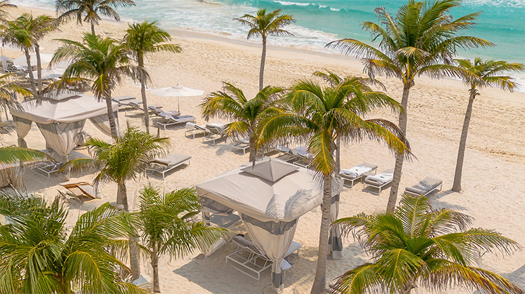 le blanc spa resort beach and cabanas