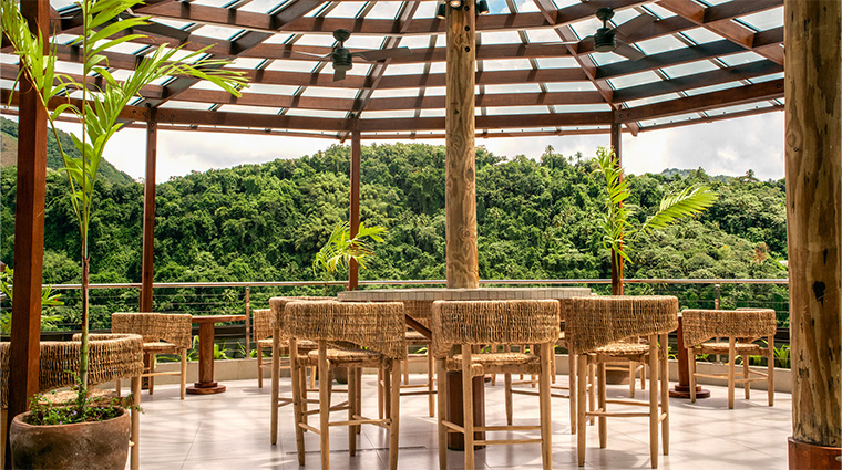 leve wellness spa at ladera resort jako wellness cafe view
