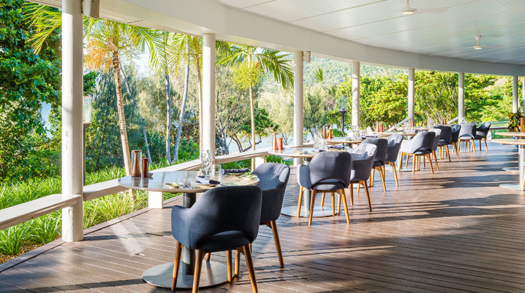 lizard island resort interior dining