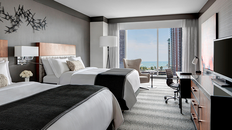 loews chicago hotel premium double guestroom