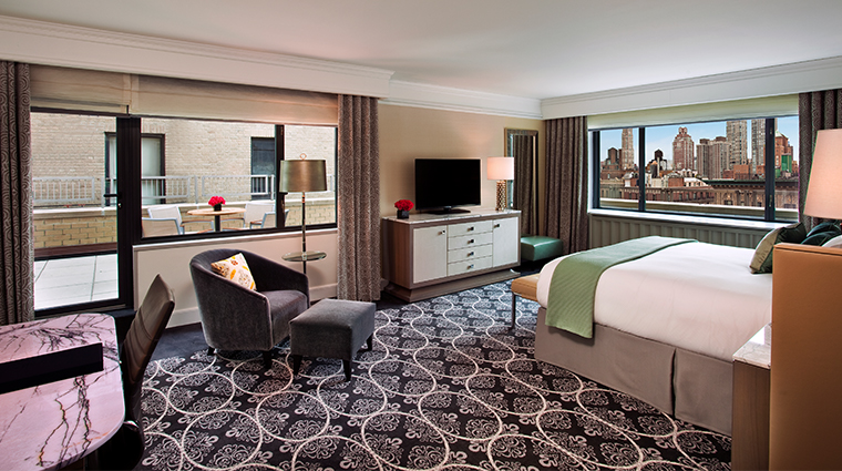 loews regency new york hotel terrace suite bedroom