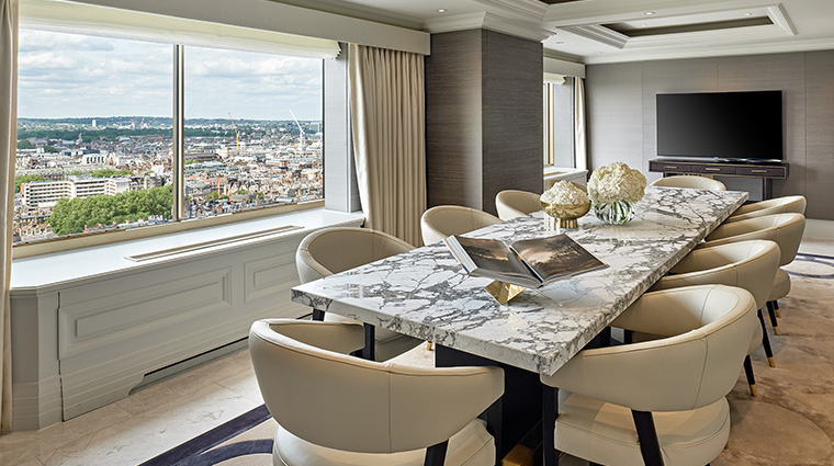 hilton london on park lane presidential suite boardroom