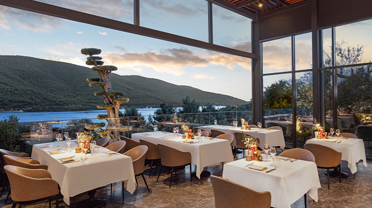 lujo hotel bodrum Sorriso Restaurant