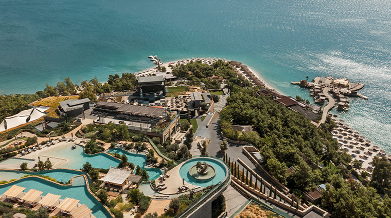 lujo hotel bodrum maki pools