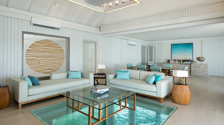 lux south ari atoll LUX villa living room