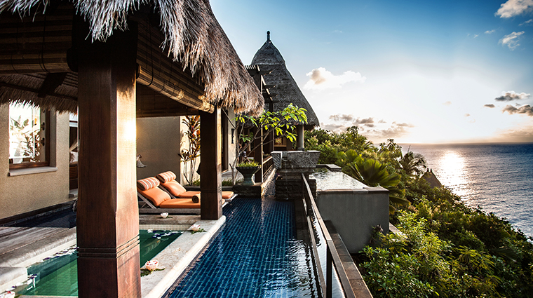maia luxury resort villa view