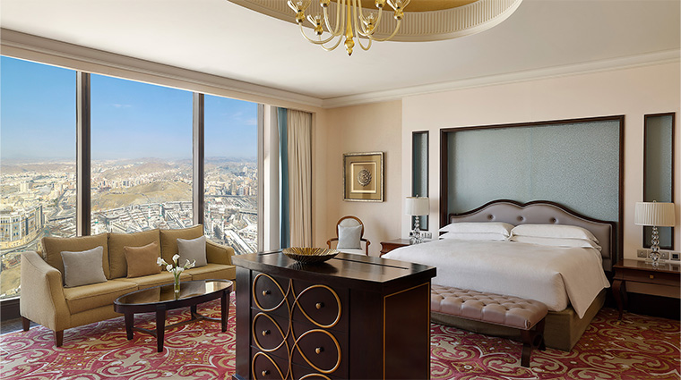 makkah clock royal tower a fairmont hotel royal suite bedroom